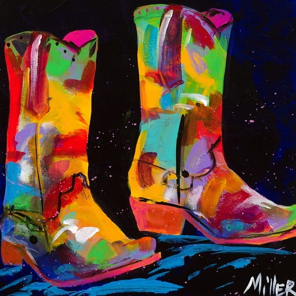 Colorful Boots Paint By Numbers