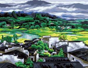 Countryside Fields Paint By Numbers