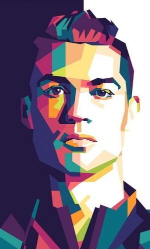 Cristiano Ronaldo Pop Art Paint By Numbers