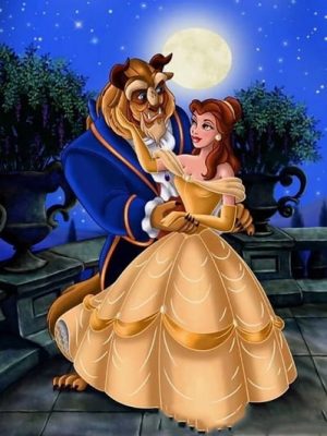 Beauty And The Beast Paint By Numbers