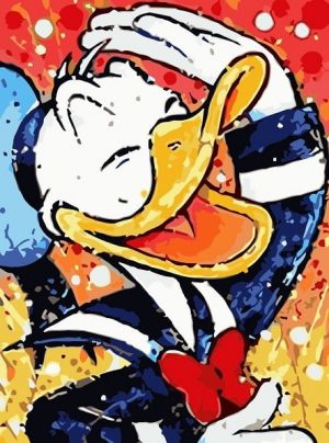 Donald Duck Paint By Numbers