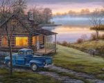 Truck And Cabin Paint By Numbers