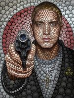 Eminem With Gun People Paint By Numbers