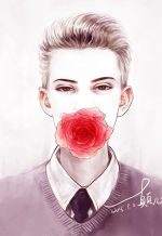 Boy With Rose Paint By Numbers