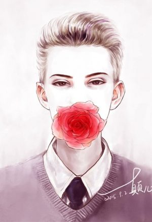 Boy With Rose Paint By Numbers