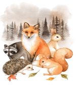 Fox And His Friends Paint By Numbers