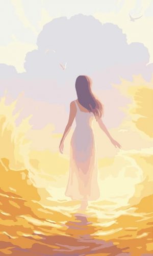 Dreamy Girl Paint By Numbers