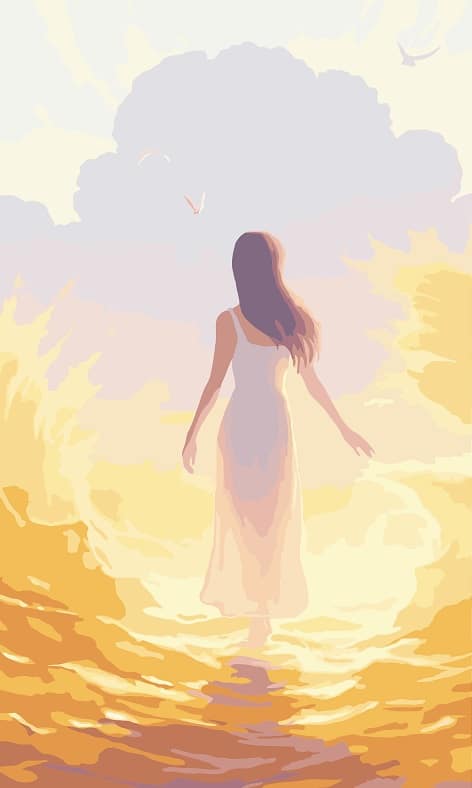 Dreamy Girl Paint By Numbers