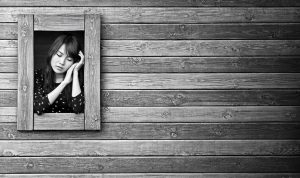 Girl In Window Paint By Numbers