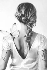 Butterfly On Girl Paint By Numbers