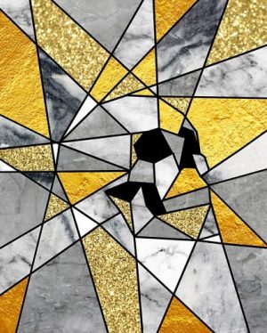 Gramophone Skull Abstract Paint By Numbers