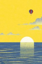 Air Balloon Over Sunset Paint By Numbers