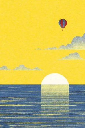 Air Balloon Over Sunset Paint By Numbers