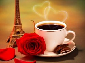 Coffee And Rose Paint By Numbers