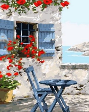 Mediterranean House Paint By Numbers