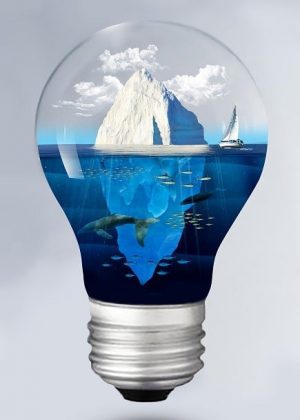 Iceberg Light Bulb Paint By Numbers