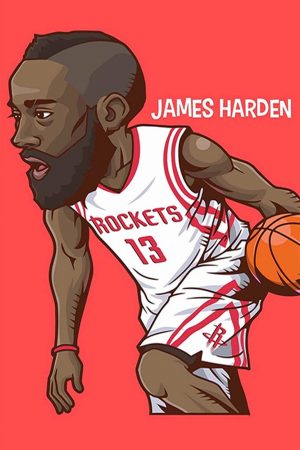 James Harden Paint By Numbers