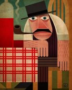 Man With Pipe Paint By Numbers