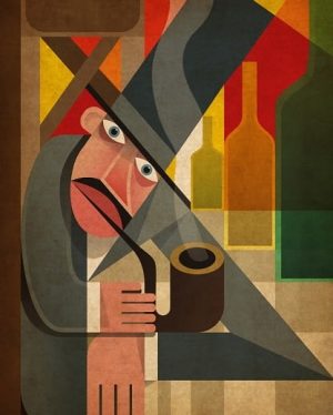 Man With A Pipe Paint By Numbers