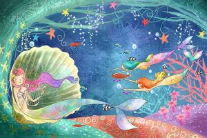 Mermaids Undersea Paint By Numbers