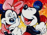 Mickey Mouse And Minnie Paint By Numbers