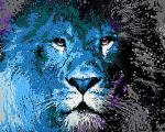Blue Lion Paint By Numbers