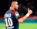 Footballer Neymar Paint By Numbers