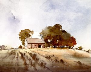 Old Farm Landscape Paint By Numbers