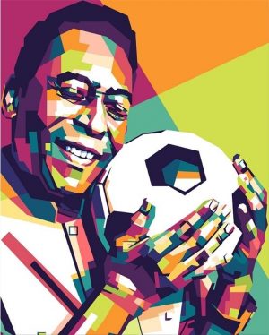 Pop Art Pele Paint By Numbers