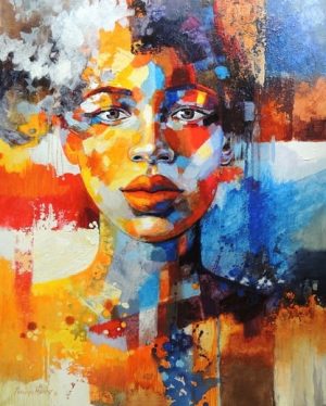 Young Girl Art Paint By Numbers