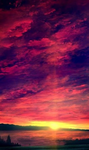 Sunset Pink Sky Paint By Numbers