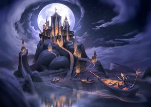 Road To Luna Nova Cartoon And Animation Paint By Numbers