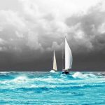 Sailboats In Sea Paint By Numbers