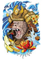 Samurai Ape Paint By Numbers