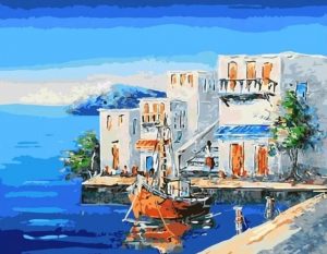 Seaside Village Paint By Numbers