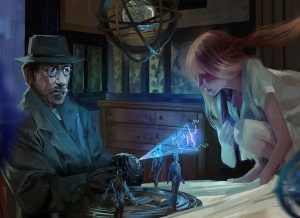 Showman And The Mystery Girl People Paint By Numbers