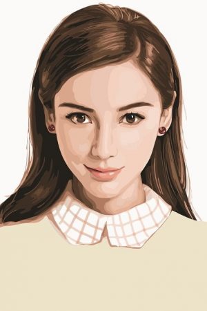 Shy Girl People Paint By Numbers