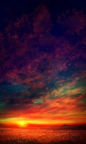 Sky Galaxy Landscape Paint By Numbers