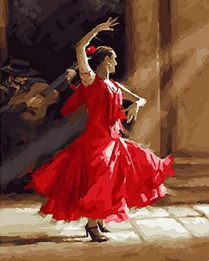 Flamenco Dancer Paint By Numbers