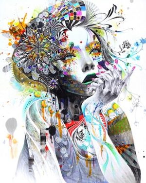 Spiritual Girl People Paint By Numbers