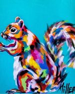 Colorful Squirrel Paint By Numbers