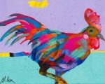 Colorful Cock Paint By Numbers