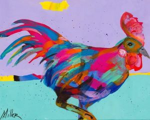 Colorful Cock Paint By Numbers