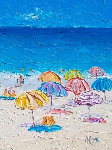 Summer Beach Paint By Numbers