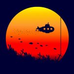 Sun Sink Landscape Paint By Numbers