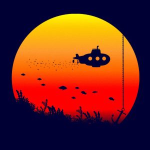 Sun Sink Landscape Paint By Numbers