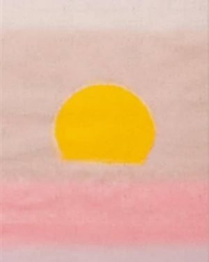 Sunset Yellow Landscape Paint By Numbers