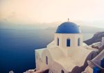 Blue Dome Santorini Paint By Numbers