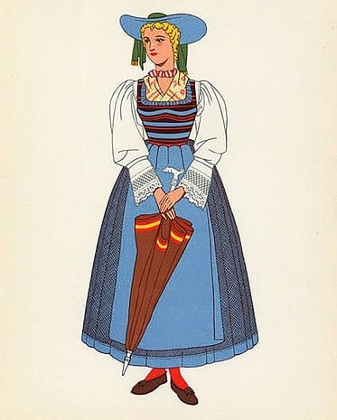 Austrian Woman Paint By Numbers