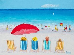 Vacation On Beach Paint By Numbers